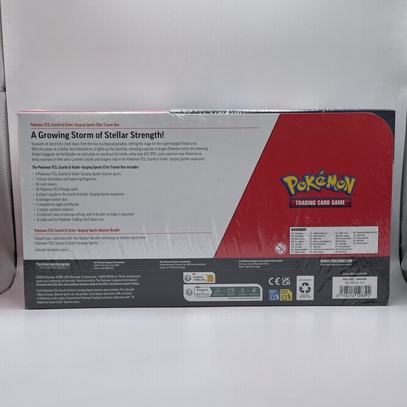 Pokemon TCG Surging Sparks Booster Box Elite Trainer Box + Booster Bundle Costco - Picture 2 of 6